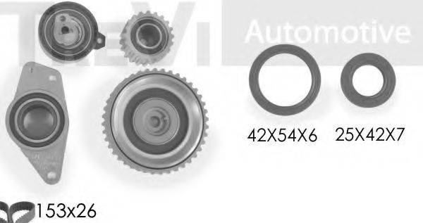TREVI AUTOMOTIVE KD1197S Комплект ремня ГРМ