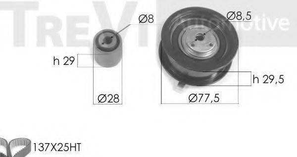 TREVI AUTOMOTIVE KD1206 Комплект ремня ГРМ