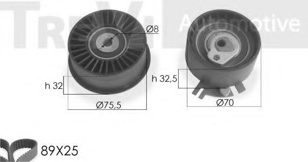 TREVI AUTOMOTIVE KD1222 Комплект ремня ГРМ