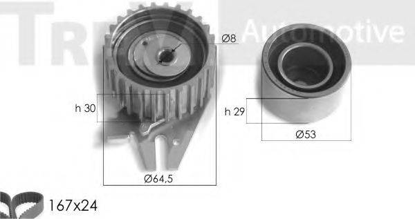 TREVI AUTOMOTIVE KD1226 Комплект ремня ГРМ