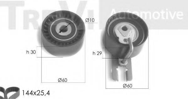 TREVI AUTOMOTIVE KD1227 Комплект ремня ГРМ