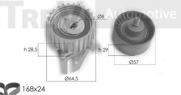 TREVI AUTOMOTIVE KD1228 Комплект ремня ГРМ