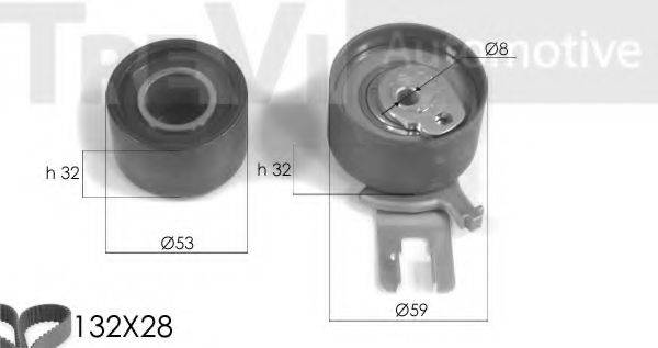 TREVI AUTOMOTIVE KD1235 Комплект ремня ГРМ