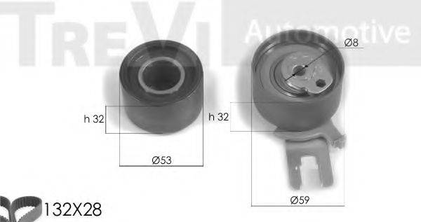 TREVI AUTOMOTIVE KD1236 Комплект ремня ГРМ