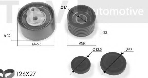 TREVI AUTOMOTIVE KD1247 Комплект ремня ГРМ