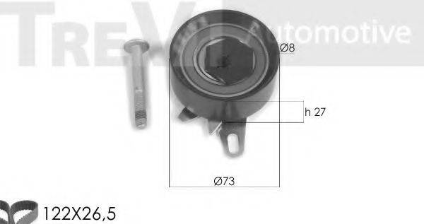 TREVI AUTOMOTIVE KD1262 Комплект ремня ГРМ