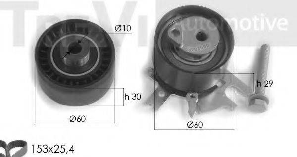 TREVI AUTOMOTIVE KD1283 Комплект ремня ГРМ