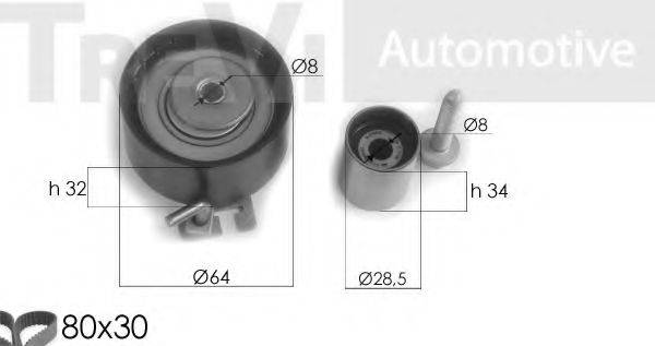 TREVI AUTOMOTIVE KD1301 Комплект ремня ГРМ