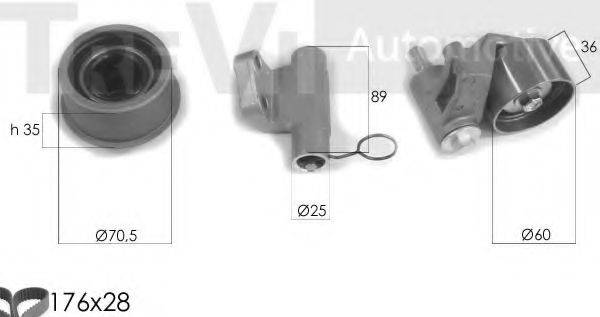 TREVI AUTOMOTIVE KD1306 Комплект ремня ГРМ