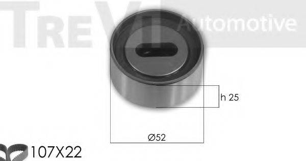 TREVI AUTOMOTIVE KD1308 Комплект ремня ГРМ