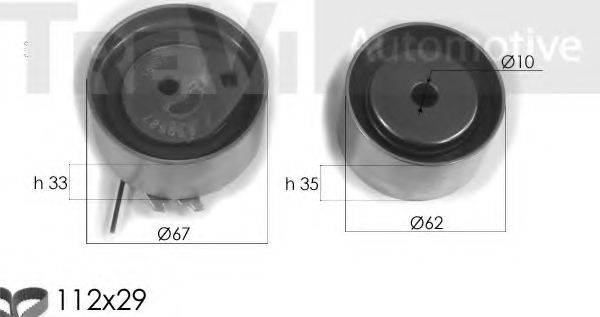 TREVI AUTOMOTIVE KD1322 Комплект ремня ГРМ