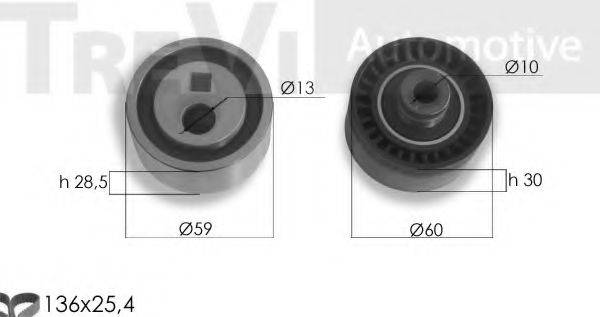 TREVI AUTOMOTIVE KD1336 Комплект ремня ГРМ