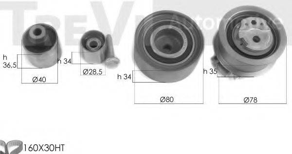 TREVI AUTOMOTIVE KD1425 Комплект ремня ГРМ