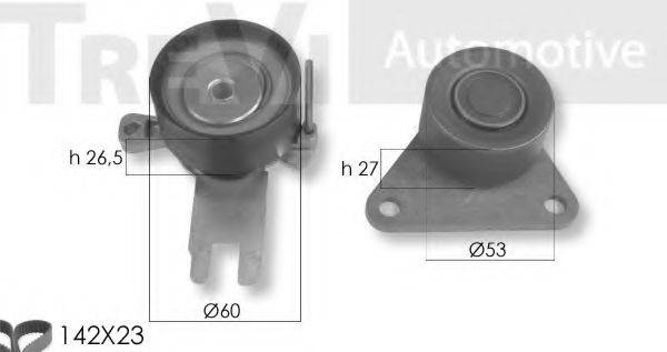 TREVI AUTOMOTIVE KD1429 Комплект ремня ГРМ