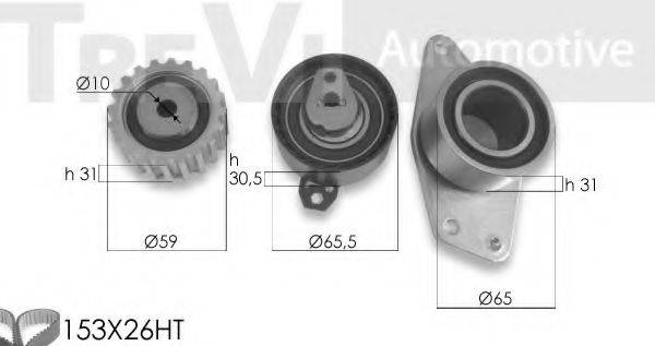 TREVI AUTOMOTIVE KD1457 Комплект ремня ГРМ