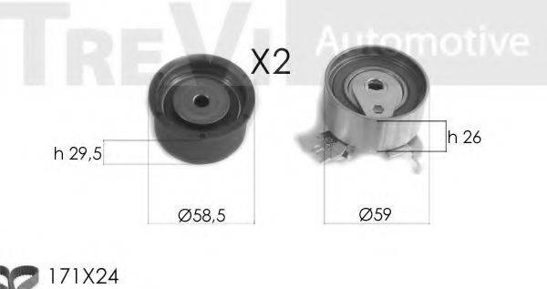 TREVI AUTOMOTIVE KD1465 Комплект ремня ГРМ