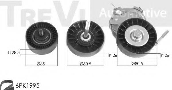 TREVI AUTOMOTIVE KA1022 Поликлиновой ременный комплект