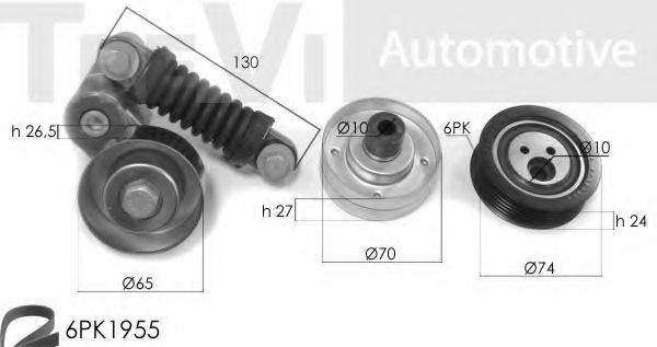 TREVI AUTOMOTIVE KA1051 Поликлиновой ременный комплект