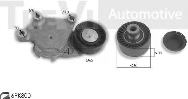 TREVI AUTOMOTIVE KA1055 Поликлиновой ременный комплект