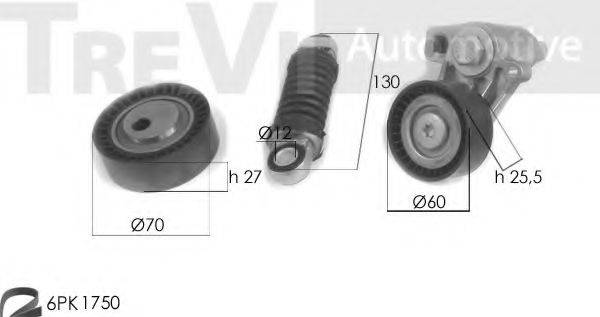 TREVI AUTOMOTIVE KA1113 Поликлиновой ременный комплект