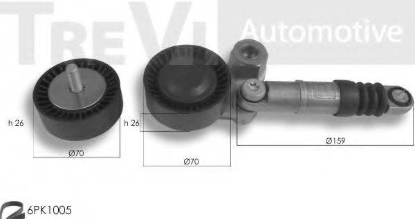 TREVI AUTOMOTIVE KA1142 Поликлиновой ременный комплект