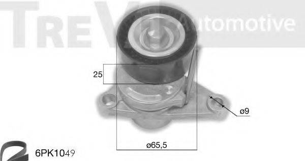 TREVI AUTOMOTIVE KA1243 Поликлиновой ременный комплект