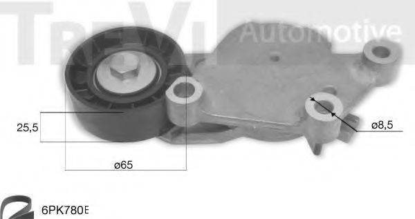 TREVI AUTOMOTIVE KA1244 Поликлиновой ременный комплект