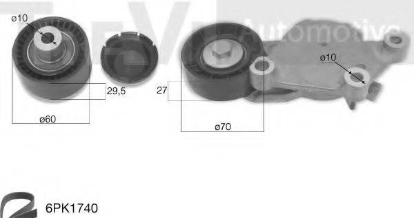 TREVI AUTOMOTIVE KA1246 Поликлиновой ременный комплект