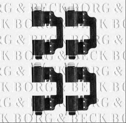 BORG & BECK BBK1286 Комплектующие, колодки дискового тормоза