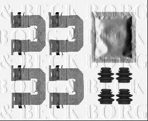 BORG & BECK BBK1488 Комплектующие, колодки дискового тормоза