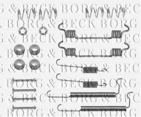 BORG & BECK BBK6075 Комплектующие, колодки дискового тормоза