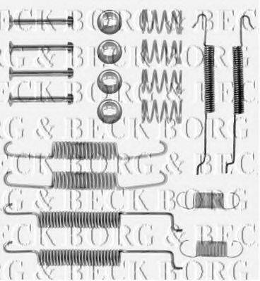 BORG & BECK BBK6099 Комплектующие, колодки дискового тормоза