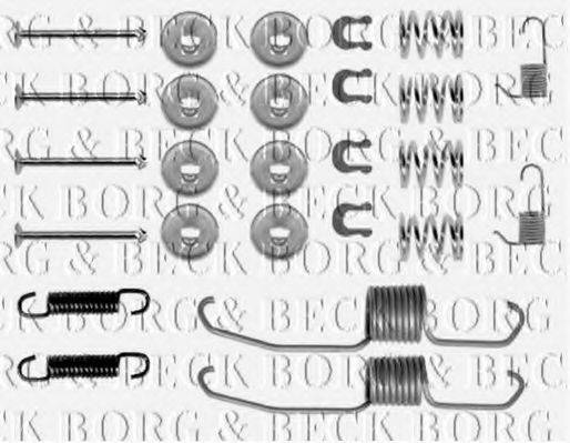 BORG & BECK BBK6108 Комплектующие, колодки дискового тормоза