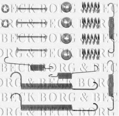 BORG & BECK BBK6113 Комплектующие, колодки дискового тормоза