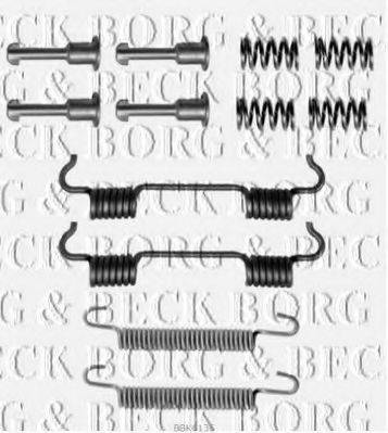 BORG & BECK BBK6136 Комплектующие, колодки дискового тормоза