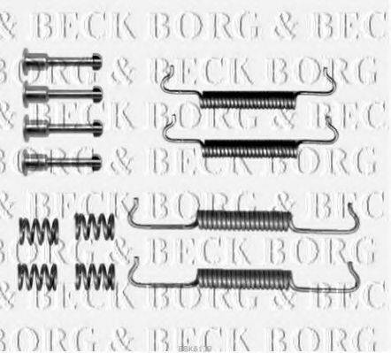 BORG & BECK BBK6139 Комплектующие, колодки дискового тормоза