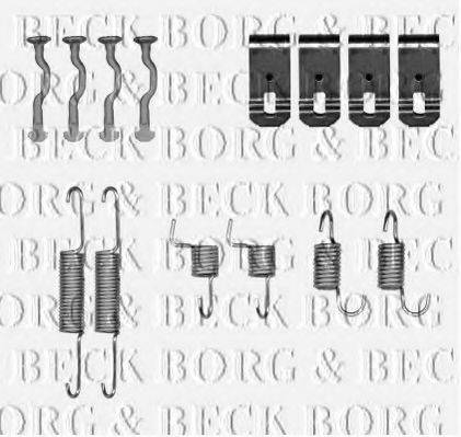 BORG & BECK BBK6191 Комплектующие, колодки дискового тормоза
