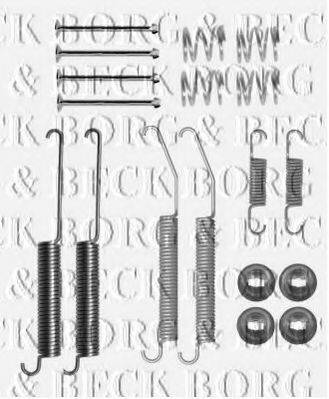 BORG & BECK BBK6231 Комплектующие, колодки дискового тормоза
