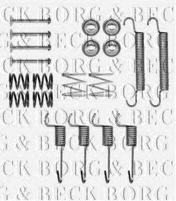 BORG & BECK BBK6304 Комплектующие, колодки дискового тормоза