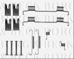 BORG & BECK BBK6312 Комплектующие, колодки дискового тормоза