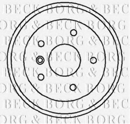 BORG & BECK BBR7022 Тормозной барабан