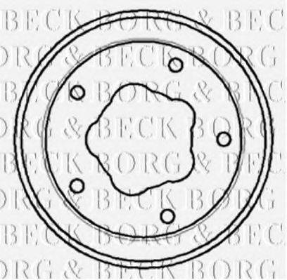 BORG & BECK BBR7058 Тормозной барабан