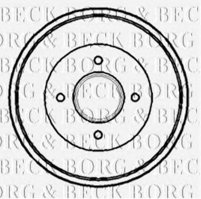 BORG & BECK BBR7081 Тормозной барабан
