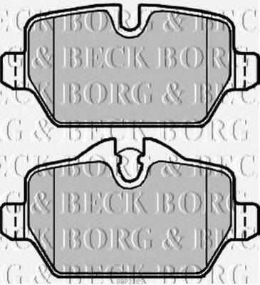 BORG & BECK BBP2285 Комплект тормозных колодок, дисковый тормоз