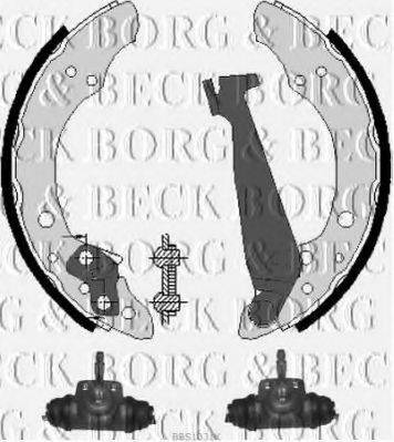 BORG & BECK BBS1031K Комплект тормозных колодок