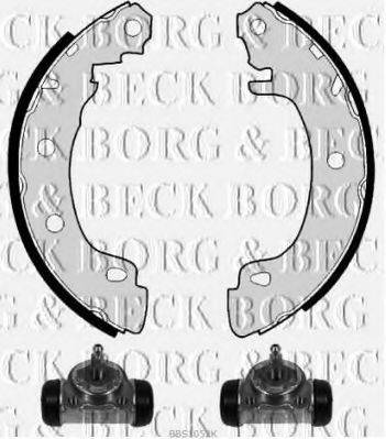 BORG & BECK BBS1052K Комплект тормозных колодок