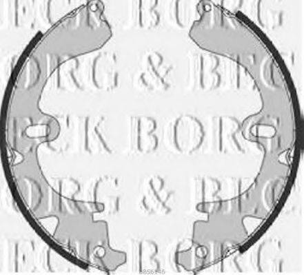 BORG & BECK BBS6146 Комплект тормозных колодок
