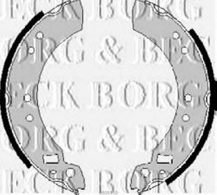 BORG & BECK BBS6158 Комплект тормозных колодок