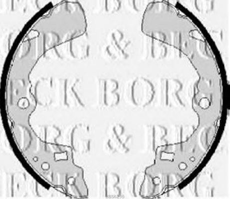 BORG & BECK BBS6236 Комплект тормозных колодок