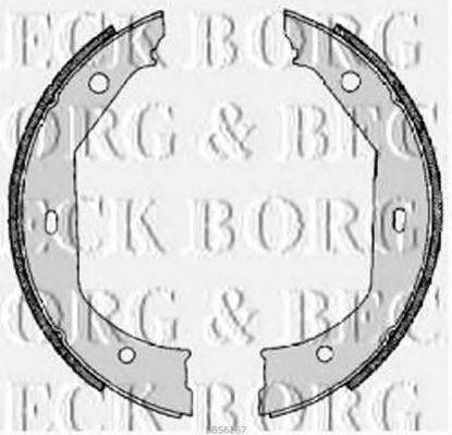BORG & BECK BBS6267 Комплект тормозных колодок